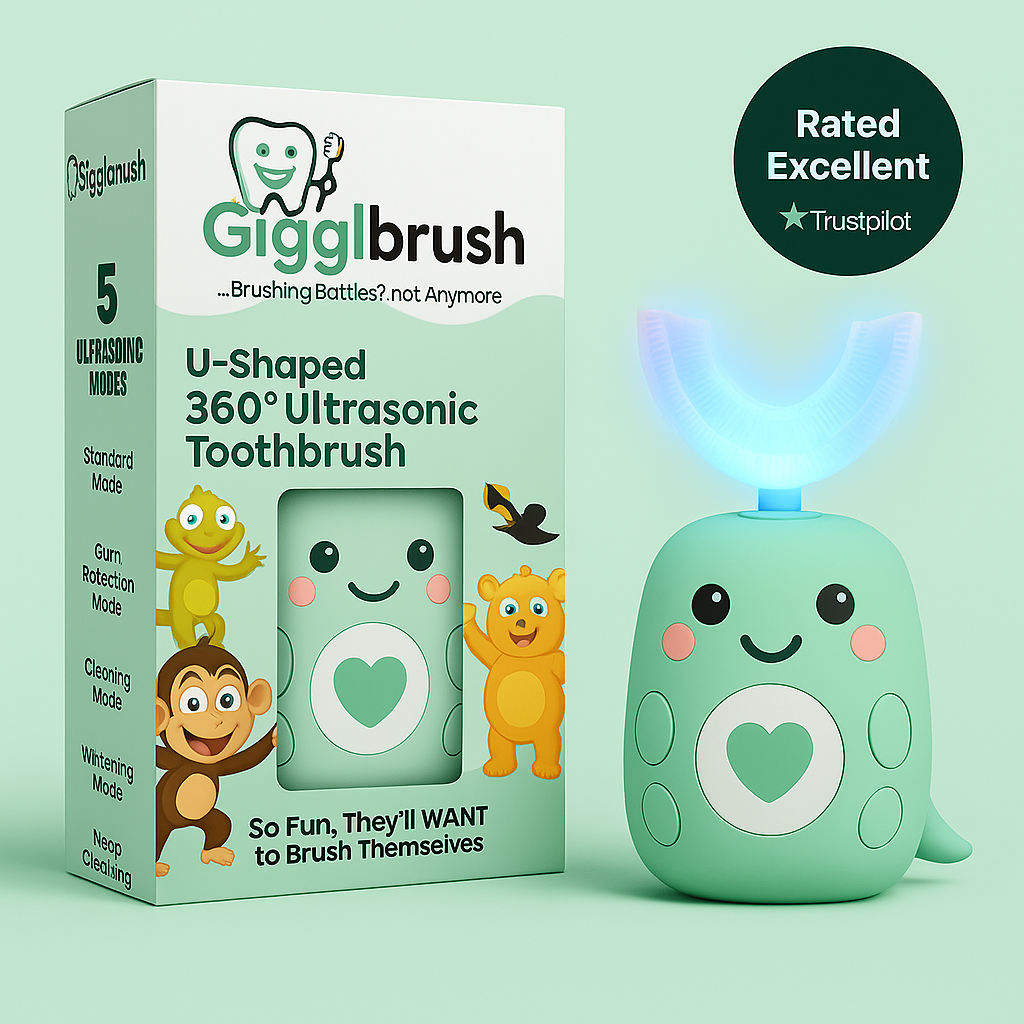 Gigglbrush™ Smart Sonic Toothbrush – Gentle, Fast & Full of Giggles